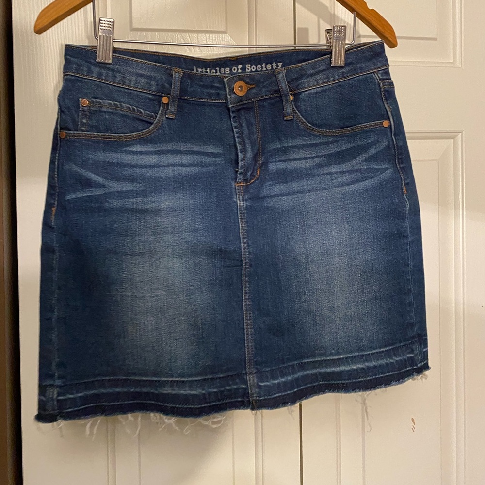 Articles of Society denim skirt